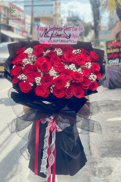 Bó Hoa Hồng Đỏ Ecuador